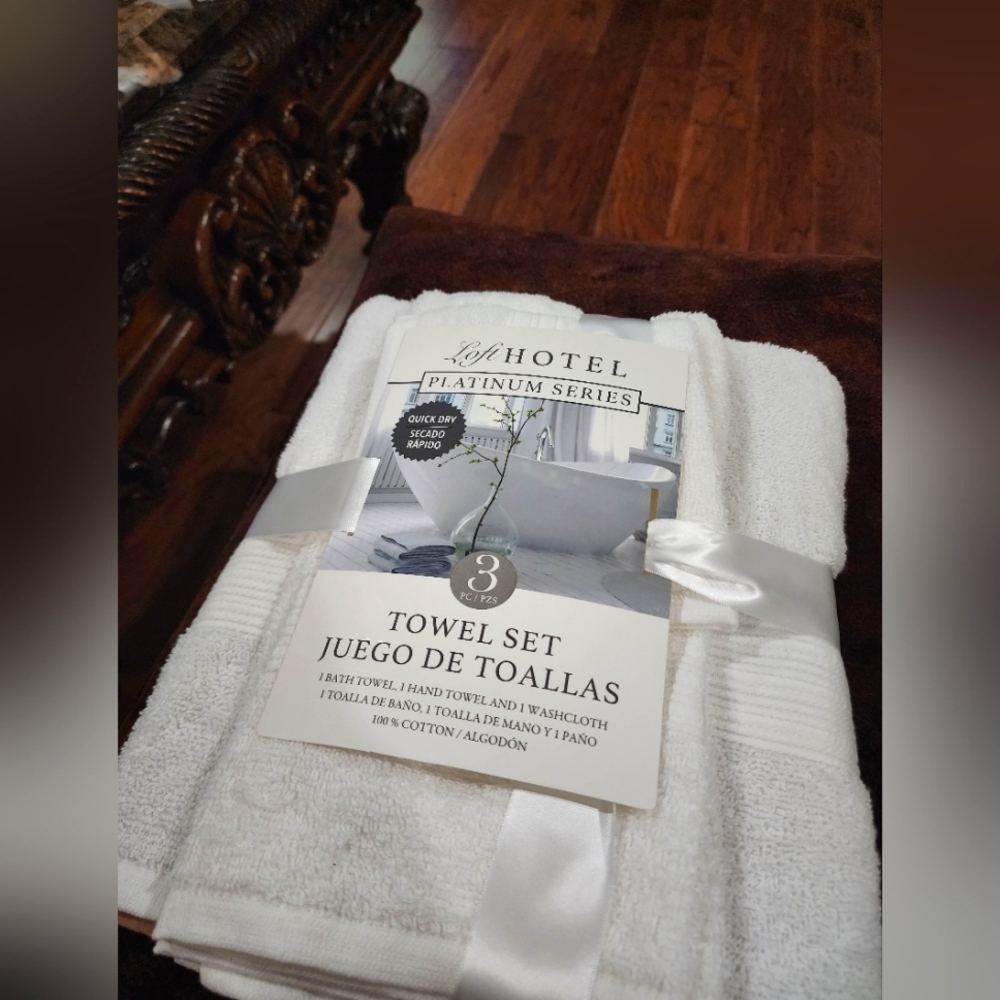 towel set bath